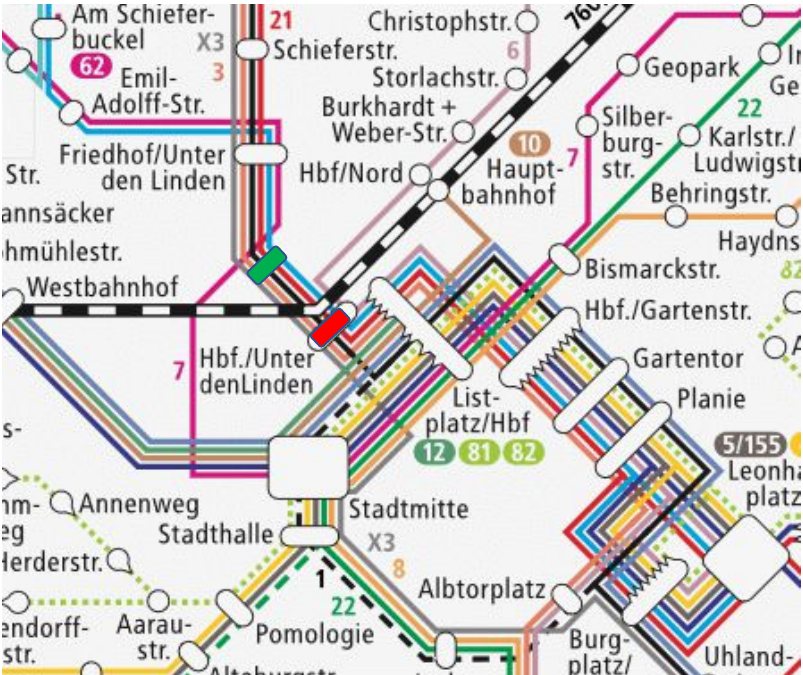 Verlegung Bushaltestellen Unter den Linden