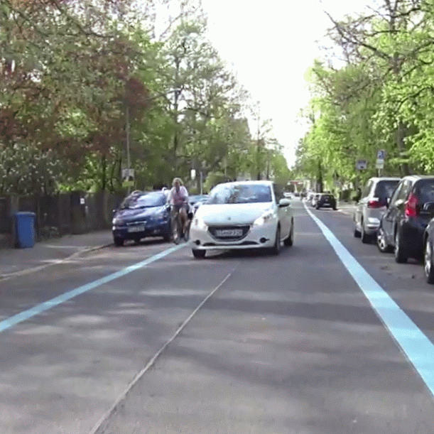 Charlottenstraße als echte Fahrradstraße